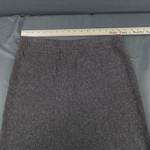 J Jill Womens Sweater Skirt Medium Taupe Minimalist Academia Preppy Mini Y2K - Picture 6 of 8